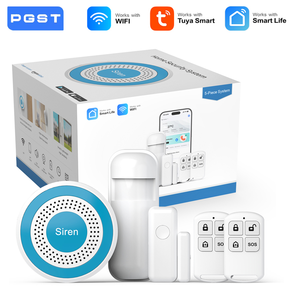 Diy Home Automation System - PGST WiFi Akıllı Yaşam Alarm Güvenlik