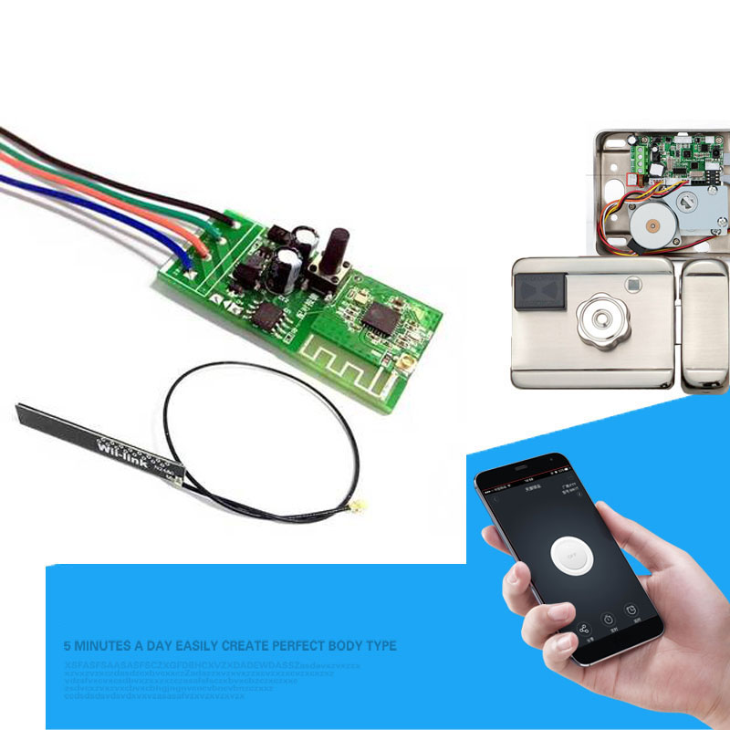 Diy Home Automation System - 12V WiFi akıllı anahtarı elektronik kilit