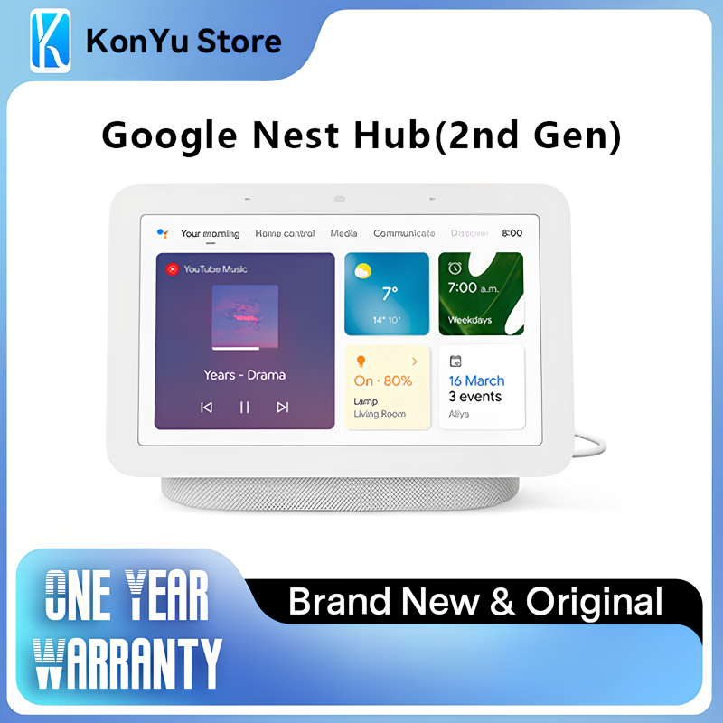 Google Speaker Nest Hub - Orijinal Google NEST HUB (2ND GEN)