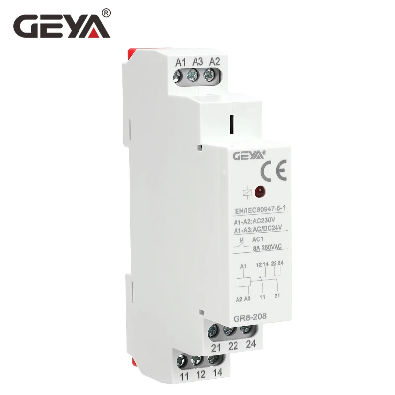 GEYA GR8-208 Yardımcı Röle Ara - Shelly Relay Module incelemesi ve fiyatı