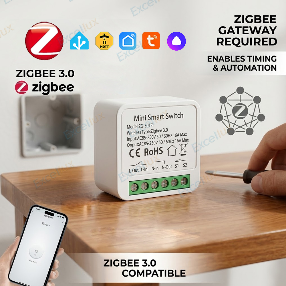 16A Zigbee 3.0 Mini Akıllı DIY - Diy Home Automation Controller incelemesi ve fiyatı