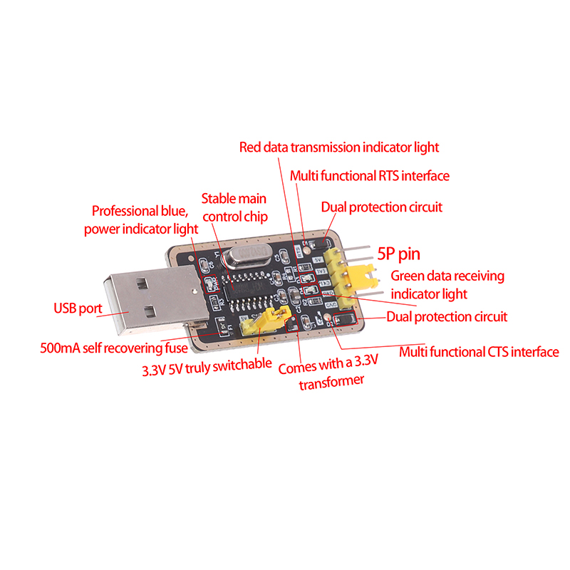 **CH340G Seri Port Modülleri U - Home Automation Arduino incelemesi ve fiyatı
