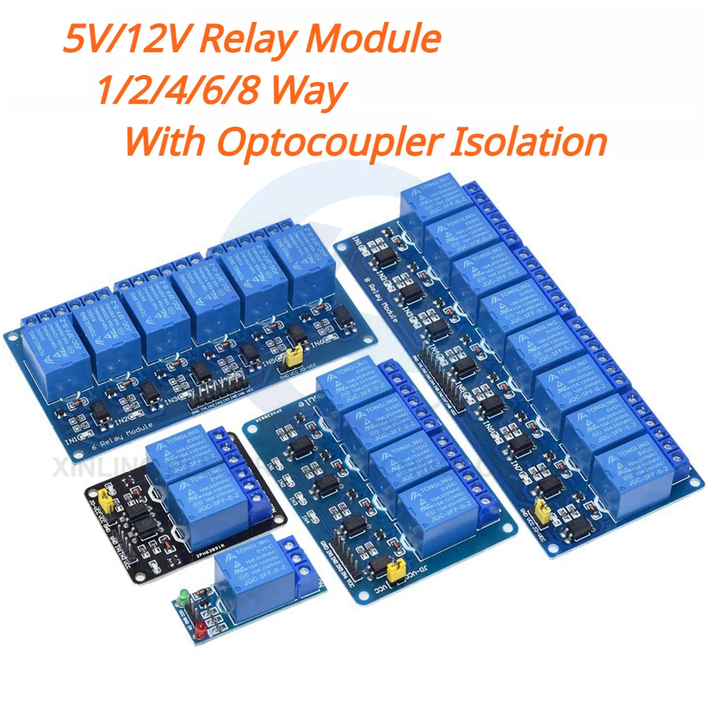 5/12V 1/2/4/6/8 Kanal Röle Mod - Home Automation Arduino incelemesi ve fiyatı